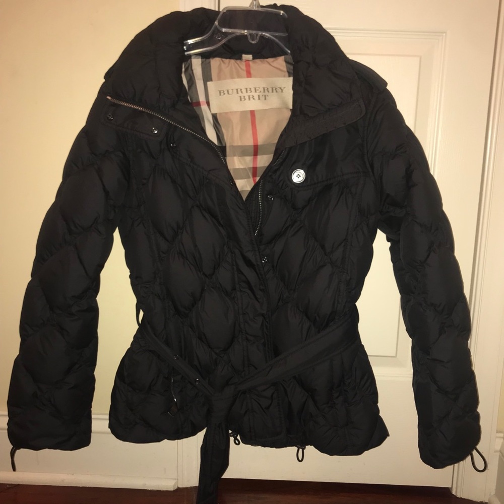 Black Burberry Coat